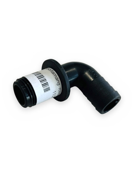 Racor curvo 90º portamang. rosca M 1/2" Ø19 L:20mm