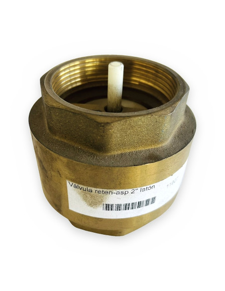 Válvula aspiración 3/4" latón (válv + filt)