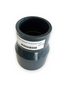 Reducción cónica 75-63x50 PVC