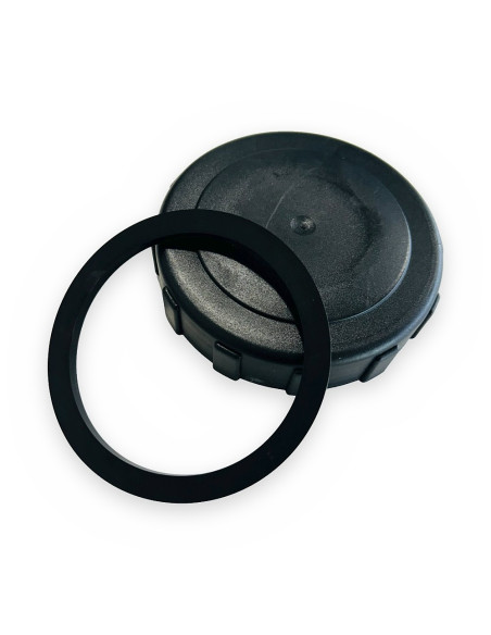 Tapa depósito polietileno roscada pequeña Ø118 mm