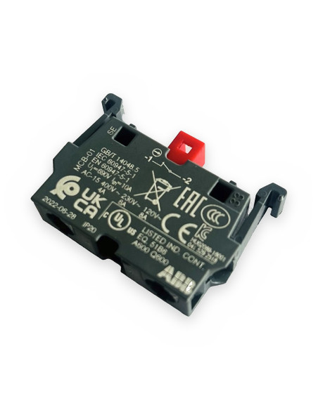 Bloque contactos [rojo] MCB-01 1SFA611610R1010