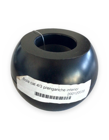 Bola cat 4/3 p/enganche inferior Øint/ext:37/85 alt:57mm Heavy Duty