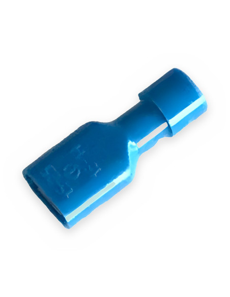 Conector plano H.A. azul 6,35x0,8 Aislado