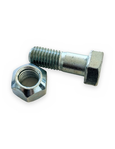 Tornillo completo 14x40-12.9 + Tuerca autobloqueante metal M14