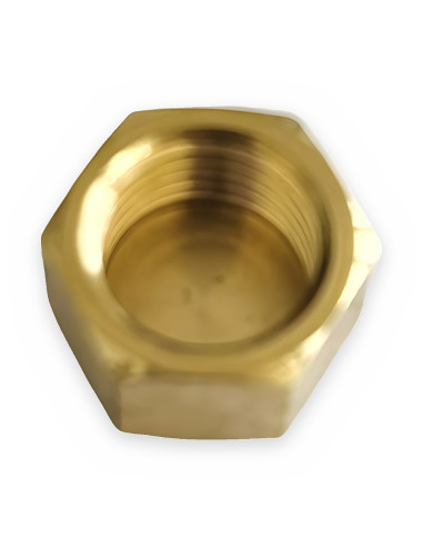 Tapón latón hembra 1/4"