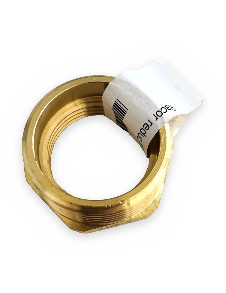 Racor reduc. M1 1/4" - H 1" latón