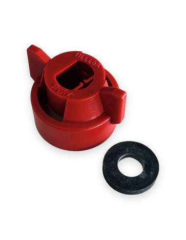 Tapa y junta roja  tuerca p/boquilla XR/AIXR