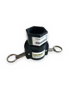 Acople rápido  rosca H1" BSP H1" Poly Banjo c/bloqueo a levas