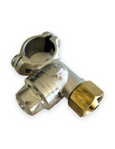 Brida ML con antigoteo rosca + racor cono + tuerca