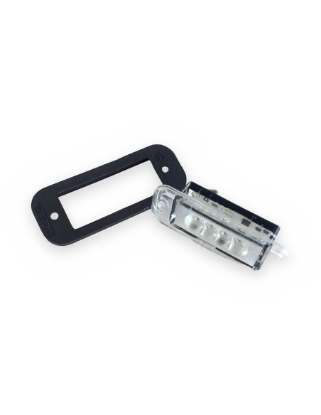 Luces-piloto led de placa de matrícula Hella 12v 4 leds
