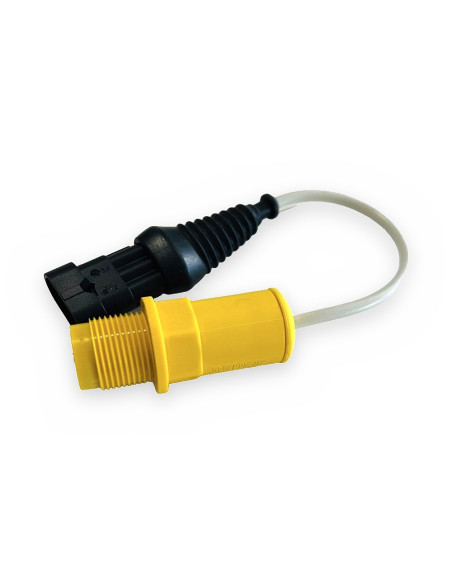 Sensor cauda. 3/4" inox c/cable 20cm conector superseal  (AMARILLO o VERDE (indicar))