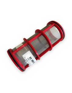 Cartucho filtro 312 inox. 32 mesh  rojo Ø70x150