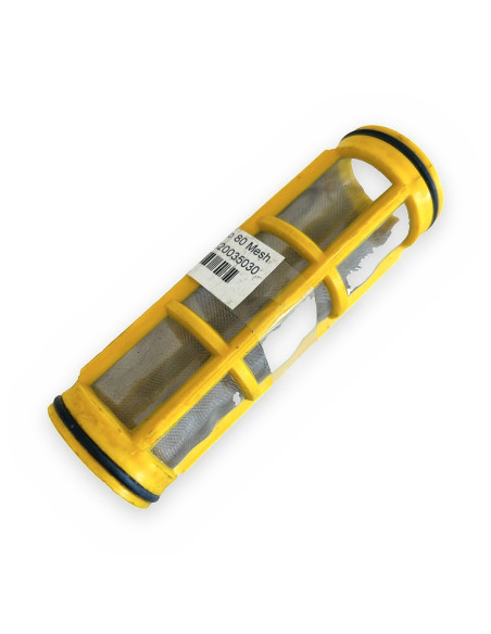 Cartucho inox filtro amarillo 80 Mesh Ø38x122  322/323/324