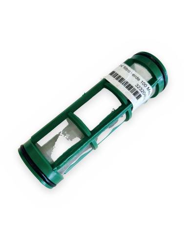 Cartucho inox filtro verde 100 Mesh Ø38x122  322/323/324