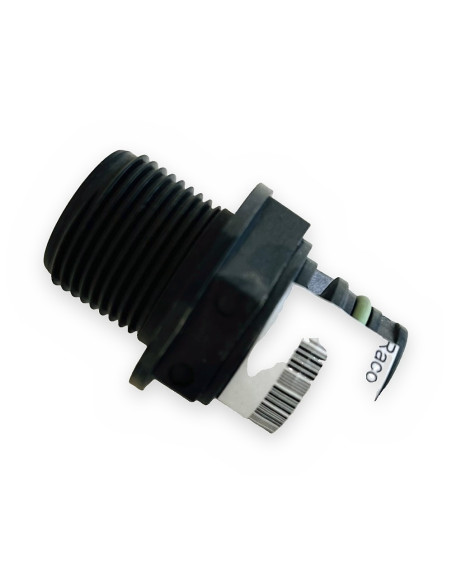 Racor acopla. rosca M 3/4 p/electroválvula 863/463 c/horquilla-pasador Øint 14 + OR