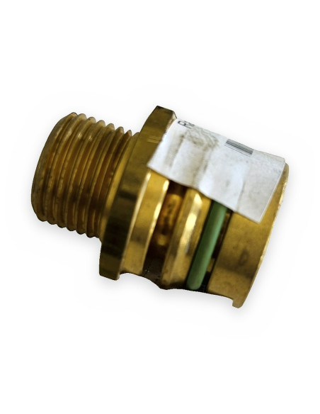 Racor acopla. latón  rosca M1/2" Ø10mm p/electroválvula 843H/463H + OR
