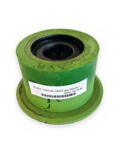 Rodillo reborde nailon eje 35mm con rodamientos completo Nylon flanged roller (with bearing) cpl