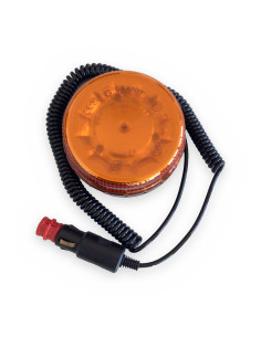 Rotativo led 12/24 v c/fijación magnética giratorio/intermitente Ø108 alt 55 mm