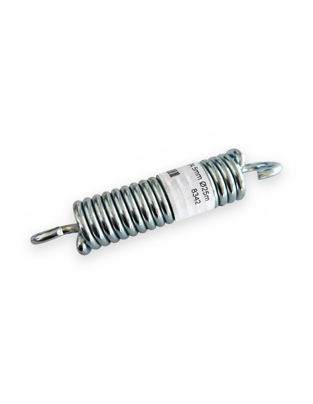 Muelle estirar anillas Ø4,5mm Ø25mm L 126