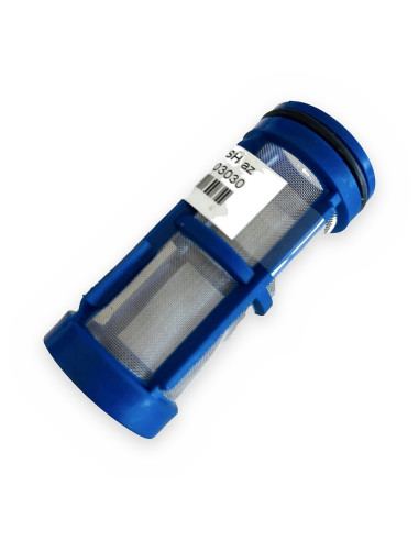 Cartucho inox. Ø38x89 50 MESH azul filtro 322-2/324-2