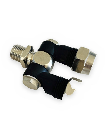 Portaboquillas articulado simple 1/4M