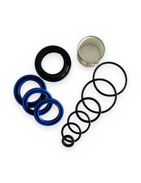 Kit reparación pistón hidráulico intercepas (casquillo abierto 18-15, CUP collarines, rascador metálico, juntas tóricas)
