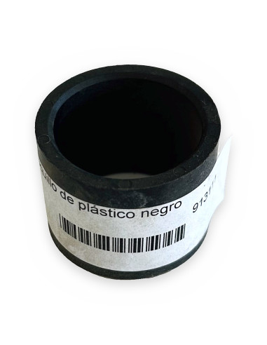 Casquillo de plástico negro