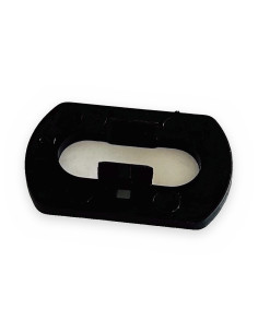 Disco distanciador plástico negro