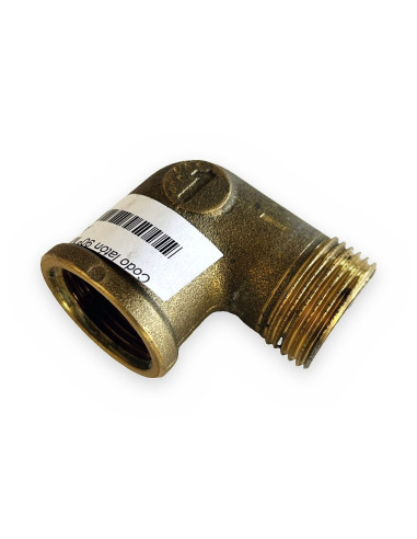 Codo latón 90º M1" H1"
