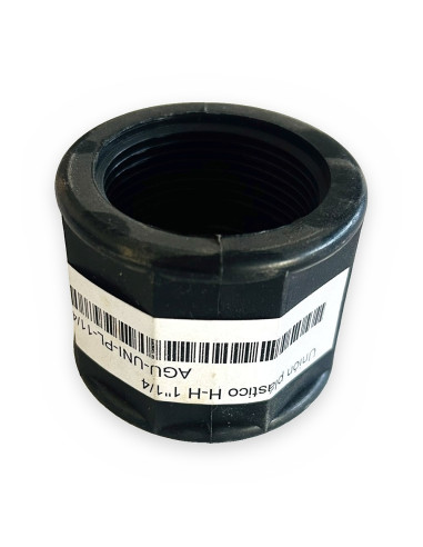 Unión plástico H-H 1"1/4