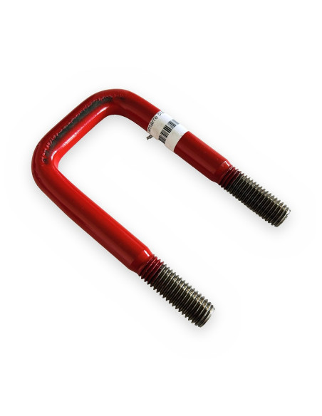 Abarcón amarre brazo TD siembra directa (varilla 16 rosca M14) rojo