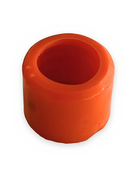 Casquillo azul tubo inoxidable (naranja)
