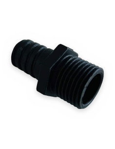Racord p/tubo inoxidable M1/2 Ø15