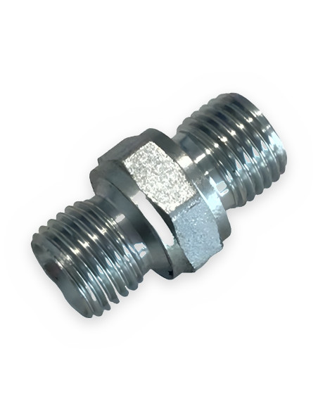 Adaptador M-M 3/8 BSP. Racor unión