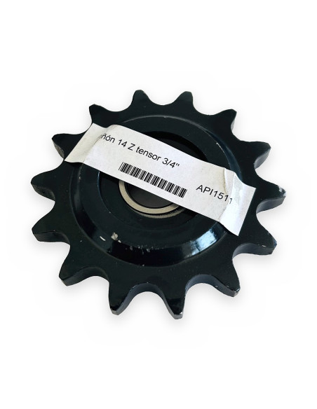 Piñón 14 Z tensor 3/4" C/Rodamiento