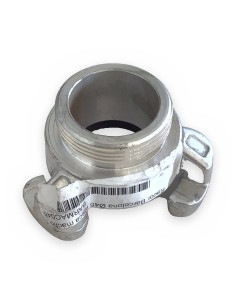 Racor Barcelona Ø45 rosca macho 1" 1/2  aluminio estampado