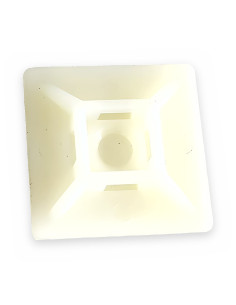 Base adhesiva blanca 28x28 poliamida
