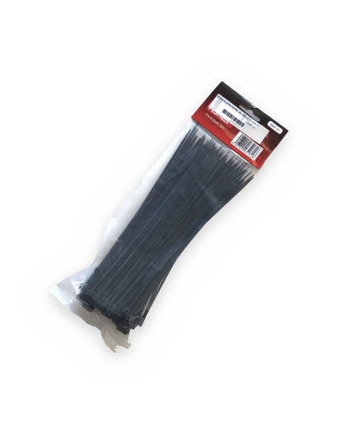 Brida sujetacables de 200x2,5 mm negra