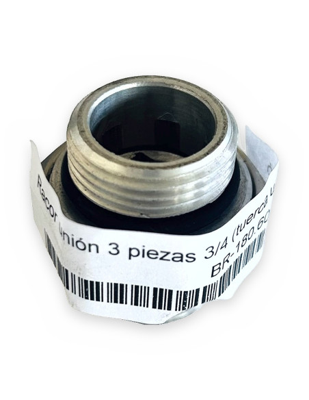 Racor unión 3 piezas 3/4 (tuerca unión de bloques válvula esfera Braglia)