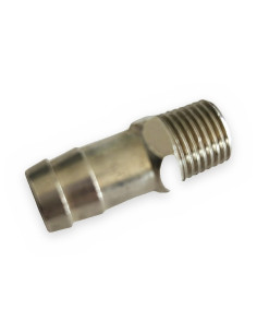Racor macho 1/4 c/espiga Ø12 aire