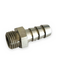Racor macho 1/4 c/espiga Ø10 aire