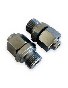 Tubular derecho NW10 L18 M18/1,5 - Racor giratorio