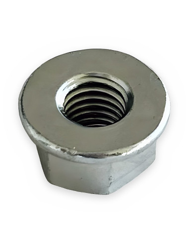 Tuerca M8 autobloqueo metálico c/arandela DIN 6927/1664  A2G p/tornillo de la chapa p/muelle rastra sembradora