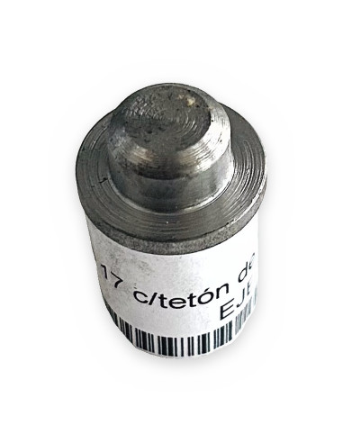 Eje de 17 c/tetón de 12 mm para soldar en barra de corte Pellenc (en F114)
