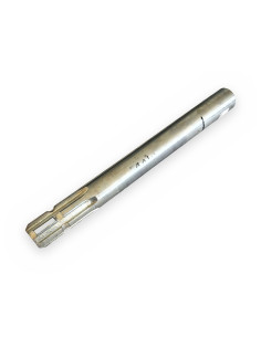 Eje poleas Racer 4000 (eje 6 estrías 1 3/8" c/chavetero)