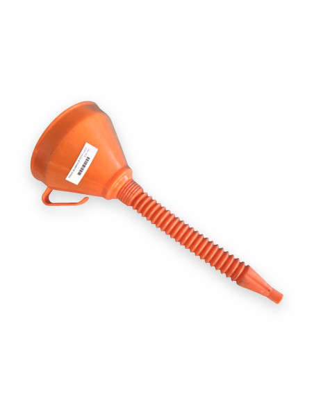 Embudo de plástico Ø160mm c/pico flexible de múltiple uso