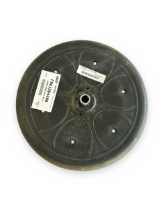 Rueda goma 2" x 13" WPL c/eje hueco