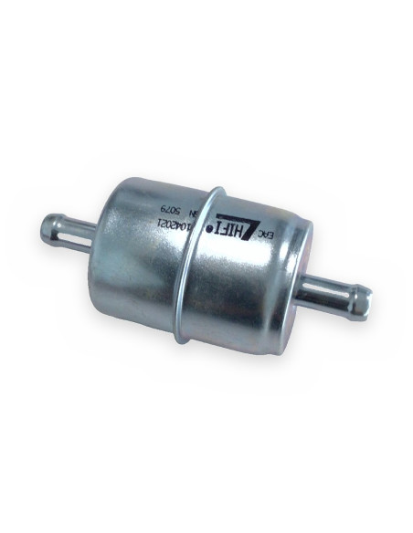 Filtro gasoil aéreo metálico Ø10 ambos lados SN 5079