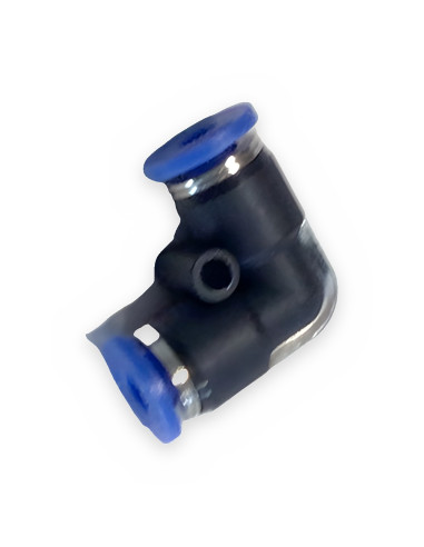Racor unión codo 90º Ø4mm