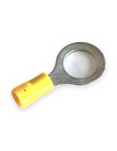 Terminal amarillo taladro M-12 preaislado